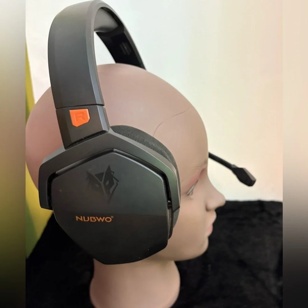 Black and Orange Gaming Headset